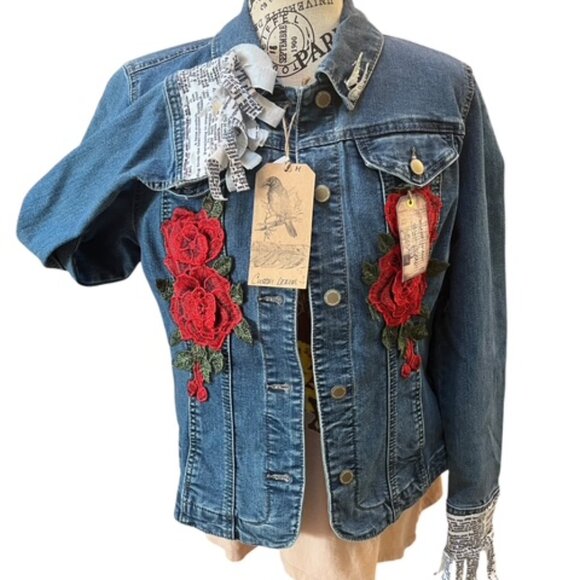 Crow line Love Letter Jacket - Picture 1 of 6